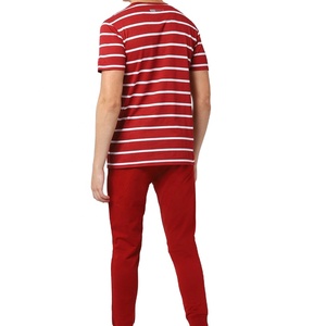 ชุดนอนแบบวันซี่ระบายอากาศสำหรับผู้ใหญ่ผู้ชายผ้าคอตตอน100% พิมพ์ลายสีม่วงดำสีเขียวแบบลำลองออกแบบได้ตามต้องการ - Product Image 5