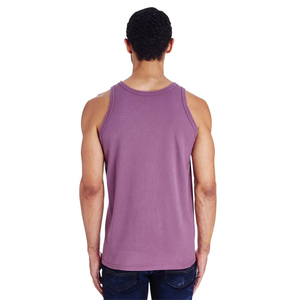Débardeur Homme Bleu Uni Sans Manches Col Rond Séchage Rapide Sportif en Polyester Tricoté 2025 – Qualité Supérieure 100% Coton - Product Image 5