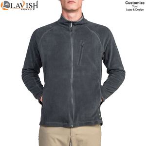 Chaqueta de Forro Polar Micro Polar Personalizada para Hombre, con Capucha, Cuello Alto, Manga Larga, Ecológica, Transpirable, de Secado Rápido, Talla Grande - Product Image 4