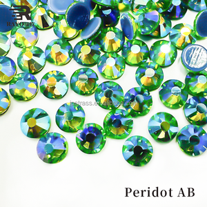 Venta al por mayor 10 Gross 1440PCs Ss16 Ss20 Non Hotfix Flatback Glass Crystal AB Colores Diamantes de imitación para bolsos de vestir - Product Image 3