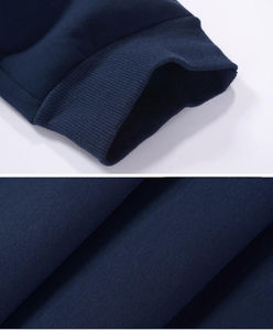 New Fashion Custom Jogging High Quality Light Wash Men's Long Track Pants Autumn Casual Solid Plain Dyed Fleece Lined Mid 100% - Product Image 2