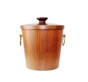 Barril de Madera con Interior de Acero Inoxidable, Tamaño Personalizado, para Cerveza y Vino, Diferentes Diseños Disponibles, Cubo de Hielo de Madera - Product Image 2