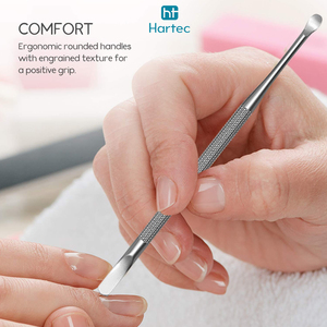 Best Quality Product Ergonomic Design Cuticle Remover <b>Tool</b> Professional Stainless Steel Nail Cleaner for Home and Salon - Product Image 6