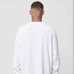 T-shirts pour hommes à manches longues en tricot gaufré, design 2026, 100% coton pur, vêtements thermiques, vêtements décontractés - Product Image 5