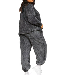 Conjunto Deportivo Personalizado para Mujer, Ecológico, Talla Grande, Secado Rápido, 100% Algodón, Tejido Ligero, Transpirable, Estilo Casual - Product Image 2