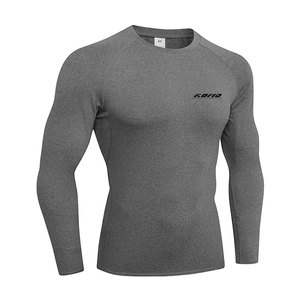 Lightweight <b>Men</b> Compression Shirt Four Way <b>Stretch</b> Running Gym Fitness Muscle Support Apparel - Product Image 1