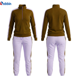 Conjuntos Deportivos Ecológicos Personalizados para Mujer, Diseño 2 en 1, Estilo Hip Hop, Top en Contraste, Jogger, Moda Casual de Invierno - Product Image 5