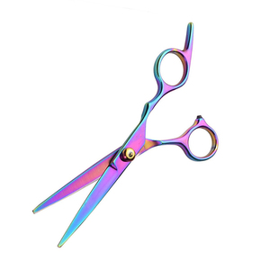 Comfortable <b>Left</b> & Right-<b>Handed</b> Professional Barber <b>Scissors</b> Sharp 4Cr13 Stainless Steel Construction Customized Colors - Product Image 4