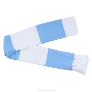 Custom Logo High Quality Knitted Sports <b>Scarf</b> Fashionable <b>Red</b> White Design for <b>Men</b> Women Winter Soccer Club Tradition Shawl - Product Image 5