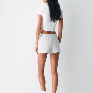 Women High Waist <b>Shorts</b> Cotton French Terry Drawstring <b>Shorts</b> Printed Summer Gym <b>Shorts</b> Casual <b>Shorts</b> Custom Logo WholesaleOem - Product Image 4