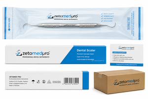 เครื่องมือขูดหินปูนพรีเมียม 0/00 สเตนเลสสตีล สำหรับทำความสะอาดเหงือก OEM Zetomed Pro - Product Image 2