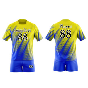 High Quality Pakistan Made Design OEM and ODM Polyester <b>Material</b> Wholesale Rugby Uniform for Men - Product Image 5