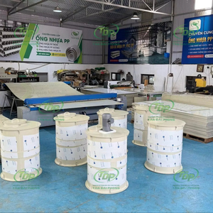 Tanque de Almacenamiento de Productos Químicos de Polipropileno PP de 8000L, Tanque de Agua Industrial con Fondo Inclinado, Resistente a la Corrosión - Product Image 5