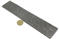 Blanc forgé laminé à chaud de billette d'acier de Damas faite à la main de haute qualité pour la fabrication de couteaux