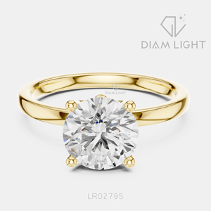 Bague solitaire en diamant de laboratoire taille ronde 2,00 carats, or blanc 14 carats, couleur F+, clarté VS+, certifiée IGI, nouvelle bague de fiançailles classique - Product Image 5
