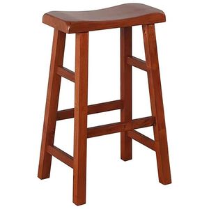 Taburete de Madera Grace Inspired que Realza los Espacios Interiores Mediante una Forma Equilibrada, Acabado Natural y Utilidad - Product Image 2