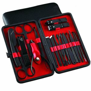 Juego de Manicura y Pedicura de Alta Calidad al por Mayor, 18 Piezas, Juego de Cuidado de Uñas Profesional de Acero Inoxidable - Product Image 1