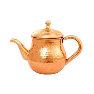 Tetera de Metal en Oferta, Tetera Árabe Chapada en Cobre, Dallah Hecha a Mano, Utensilios de Cocina para el Hogar, Teteras para Té y Café - Product Image 1