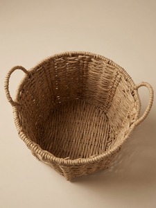 Natural Water Hyacinth <b>Basket</b> Home Decor Organization Woven Storage <b>Basket</b> with Handle Made by King Craft Viet - Product Image 6
