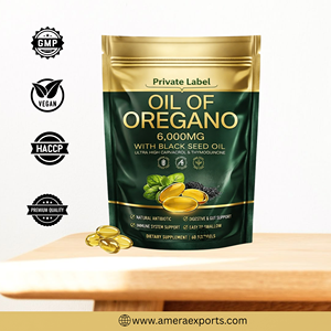 Fabricant et fournisseur en gros de gélules d'huile d'origan à marque privée, complément alimentaire à base de plantes - Product Image 2