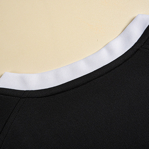 Maillot d'arbitre de football rayé noir et blanc, uniforme d'arbitre de football et de volley-ball français, maillot d'arbitre de football, maillots de football - Product Image 3