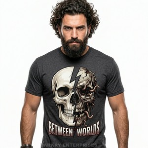 Camiseta Personalizada de Alta Calidad para Hombre, Diseño Náutico de Terror, Gráfico de Buzo en Aguas Profundas, Camiseta de Algodón Estilo Vintage, Proveedor Mayorista - Product Image 2