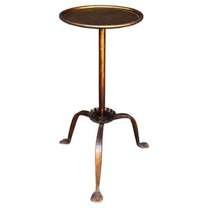 Table d'appoint classique en métal, finition durable, élément utilitaire élégant pour la décoration intérieure d'appartements modernes - Product Image 2