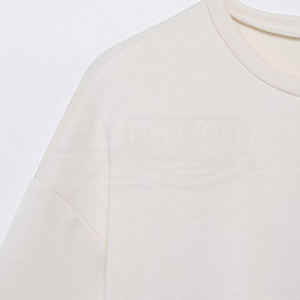 Nouvelle Collection Printemps 2026 : Haut Femme Écologique en Dentelle Patchwork, Col Rond Rétro, Manches Courtes, Coupe Ample et Respirante – Conception Personnalisée OEM - Product Image 3