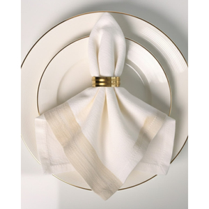 Juego de servilleteros de lujo con hojas doradas para decoración de mesas de boda, elegantes soportes de metal con diseño de espiga para decoración moderna y de fiestas. - Product Image 4