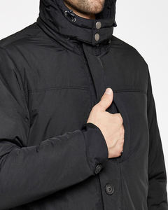 Parkas pour hommes de haute qualité, vêtements d'hiver respirants, parkas longs unisexes pour l'extérieur, manteaux noirs - Product Image 6