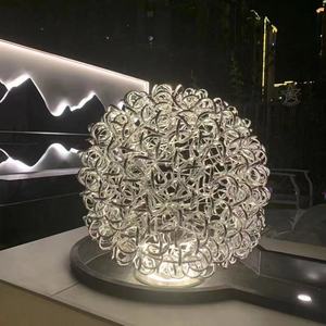 Diseño único 30CM Festival Garden Yard Vibe Decorativo Leaden LED Light Ornament - Product Image 1