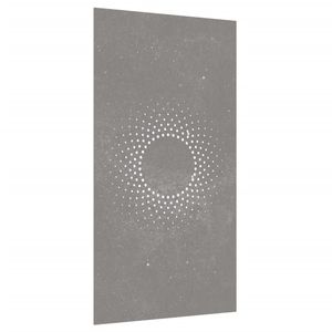 41,3 \ "x21.7 \" Corten Steel Patio Decoración de pared Adornos de jardín con diseño de sol - Product Image 3