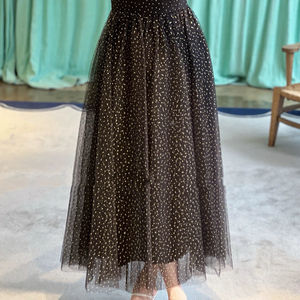 Robe de bal longue en dentelle couleur personnalisée, imprimé floral, en tulle, élégante robe de soirée pour femme - Product Image 4