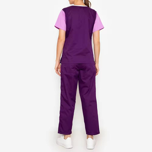 Nuevas Camisetas de Jersey con Cuello en V para Hombre, Uniformes Médicos Elásticos, Uniformes de Enfermería para Personal de Hospital, Conjuntos de Uniformes Médicos de Hospital - Product Image 2