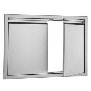 Porta di Accesso BBQ a Incasso in Acciaio Inox 30W X 21H Pollici per Cucina Esterna, Accessori per Mobili a Muro - Product Image 1