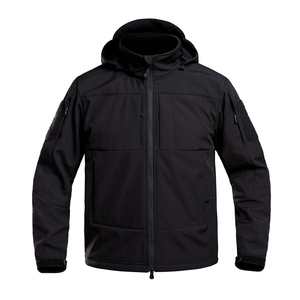 Vêtements de chasse tactiques pour hommes, en polaire chaud, veste à capuche pour la randonnée et la pêche, coupe-vent, vestes tactiques d'hiver personnalisées pour l'extérieur - Product Image 2