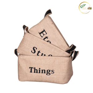 Sac de rangement en jute avec lamination intérieure pour une résistance à l'eau et une durabilité accrues - Product Image 2