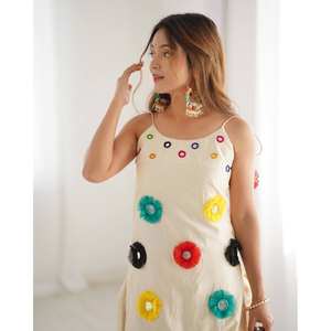 Designer XS Taille Haut et Bas avec Miroir Khatli Work Fancy Look - Product Image 3