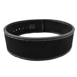 Cinturón de Levantamiento de Pesas Personalizado de Cuero Vacuno con Diseño Sólido, Grosor de 10MM/13MM, Resistente y Transpirable con Hebilla de Palanca - Product Image 4