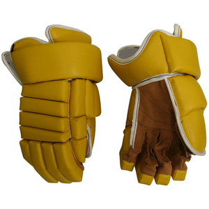 Gants de hockey sur glace Premium Harry Johnson avec fermeture auto-agrippante, coques synthétiques durables, en cuir, conçus pour une protection ultime - Product Image 3
