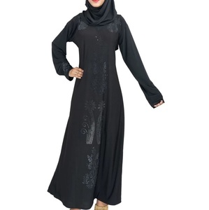 Fall Abaya Muslim Pakistan Long Regular Women Casual Juba Dress High Quality Polyethersulfone Vintage Ankle Length Customizable - Product Image 4