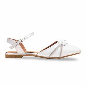 รองเท้าเปิด WN5334อ้วนด้วยการออกแบบที่เป็นเอกลักษณ์ด้านหลังสีเงิน - Product Image 4