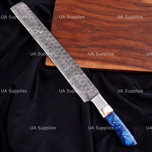 Cuchillo de Chef Brisket de Acero de Damasco Forjado a Mano Personalizado de 15 Pulgadas con Espiga Completa, Mango Ergonómico Moderno Ambidiestro, Cuchillo de Cocina OEM ODM - Product Image 5
