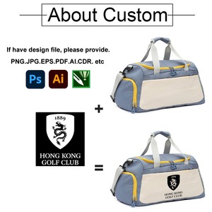 Bolsa de Gimnasio de Viaje Ligera de Poliéster, Resistente al Desgaste, para Distancias Cortas, con Cierre, Diseño Moderno e Impermeable, con Letras, para Hombre - Product Image 3