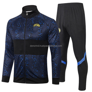 Survêtement unisexe en polyester/coton, style sport, streetwear décontracté, vêtements d'extérieur, coupe moderne, confort, respirant, séchage rapide, grandes tailles, toutes tailles - Product Image 2