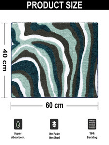 Alfombras de baño modernas personalizadas, clásicas, de microfibra ultra suave, premium, con mechones, absorbentes, 100% algodón, muy vendidas. - Product Image 3