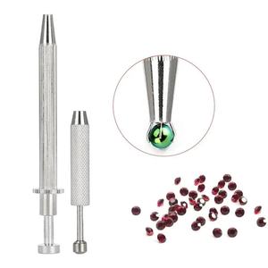 Nueva Herramienta Larga de Metal con 4 Puntas para Recoger Gemas y Diamantes, para Perforaciones de Dedos y Cuerpo - Product Image 2