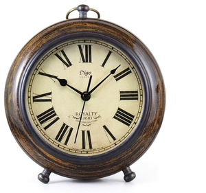 Wooden Analog Art Decor <b>Table</b> <b>Clock</b> Compact Desk Natural Desktop Timepiece Decorative Mini Office Home Radio Wholesale OEM - Product Image 1