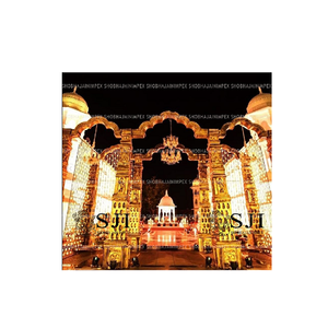Traditional South Indian Maharaja Style <b>Wedding</b> Mandap - Product Image 1