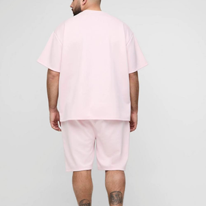 Custom Men T Shirt and Shorts Set Breathable Summer Outfit Lightweight Quick Dry Casual Beach Wear Two Piece OEM Manufacturer - Product Image 5